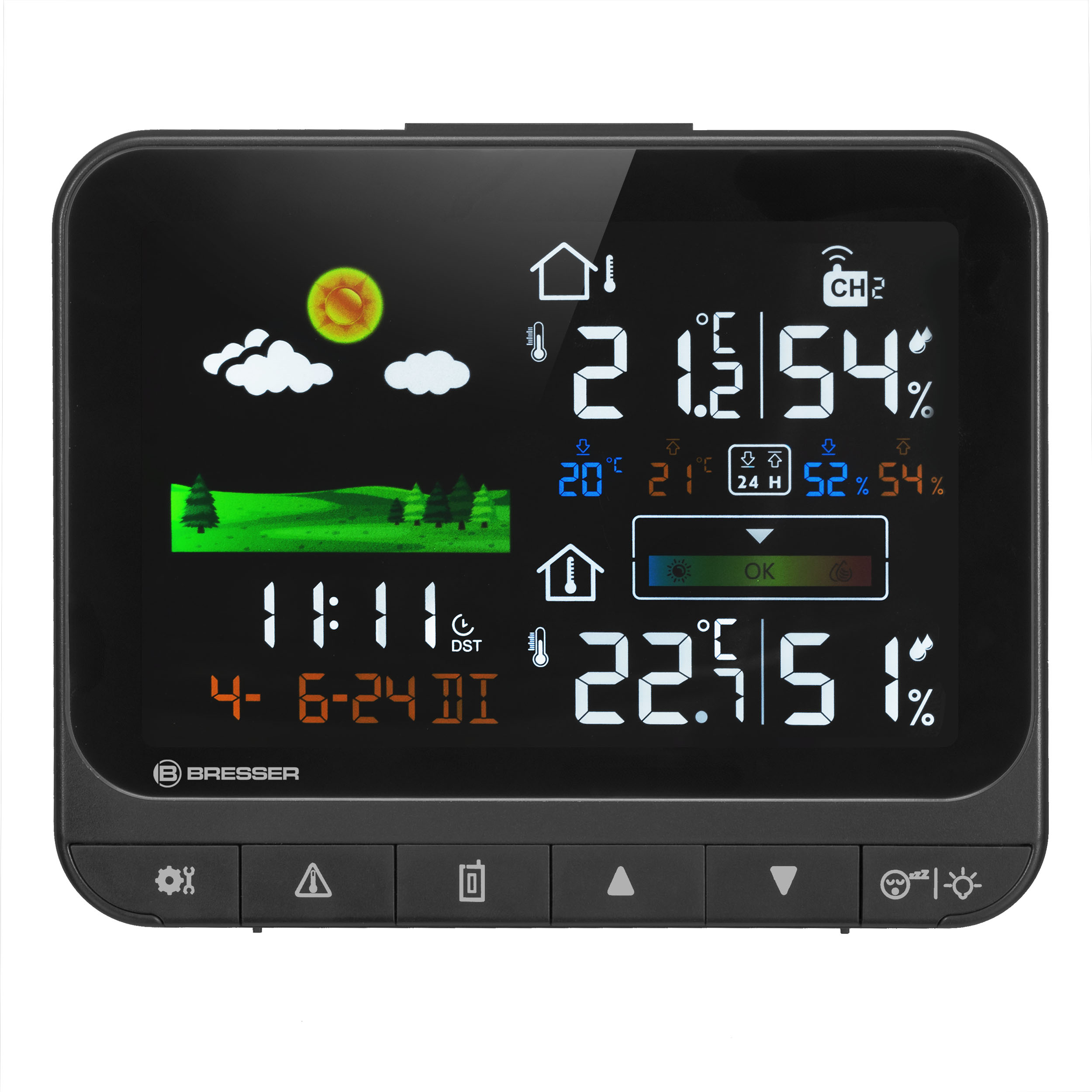 BRESSER Funk-Wetterstation Neomeo H