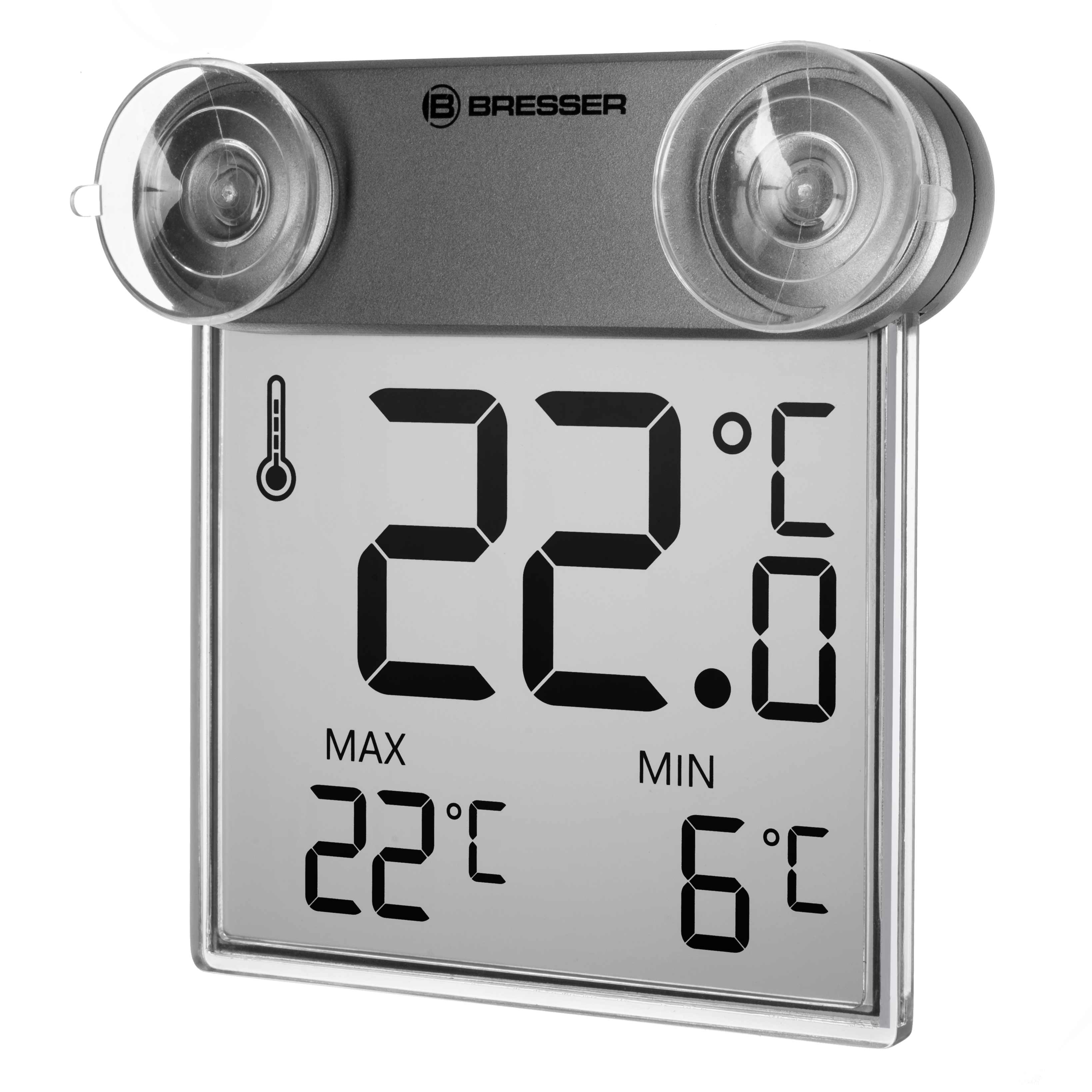 BRESSER Fenster-Thermometer Translucidus WT
