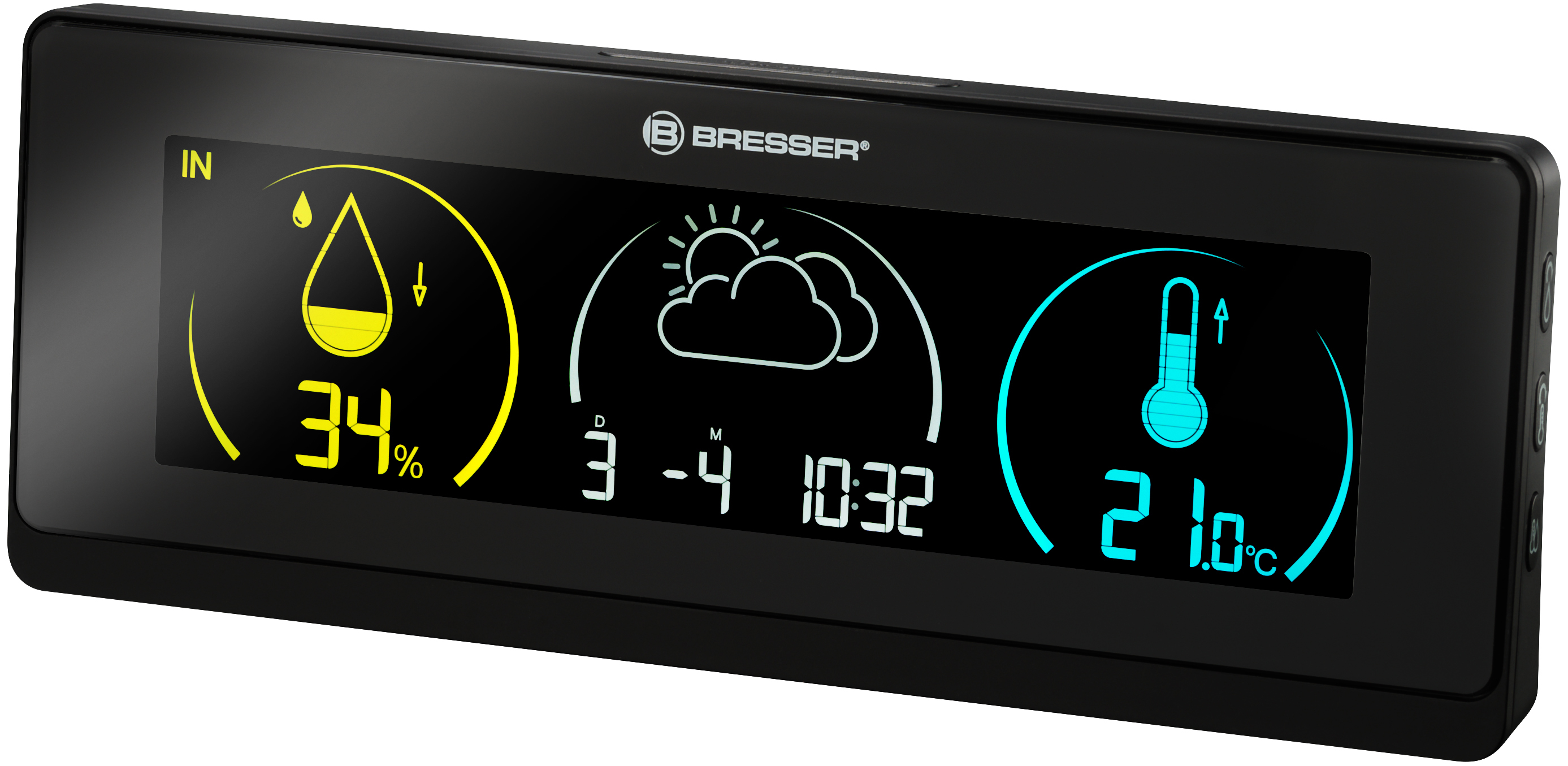 BRESSER Farbwetterstation ClimaTrend Life mit Farbwechsel (Refurbished)