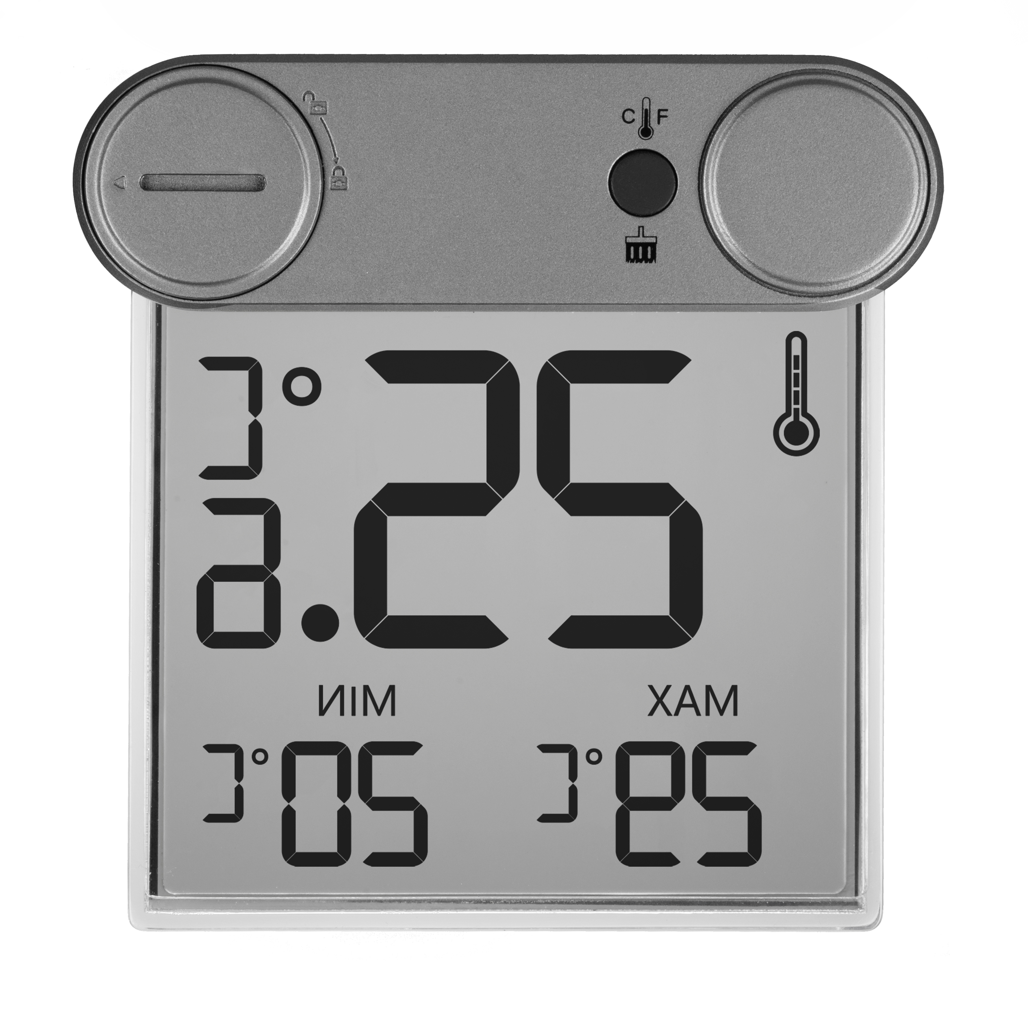 BRESSER Fenster-Thermometer Translucidus WT