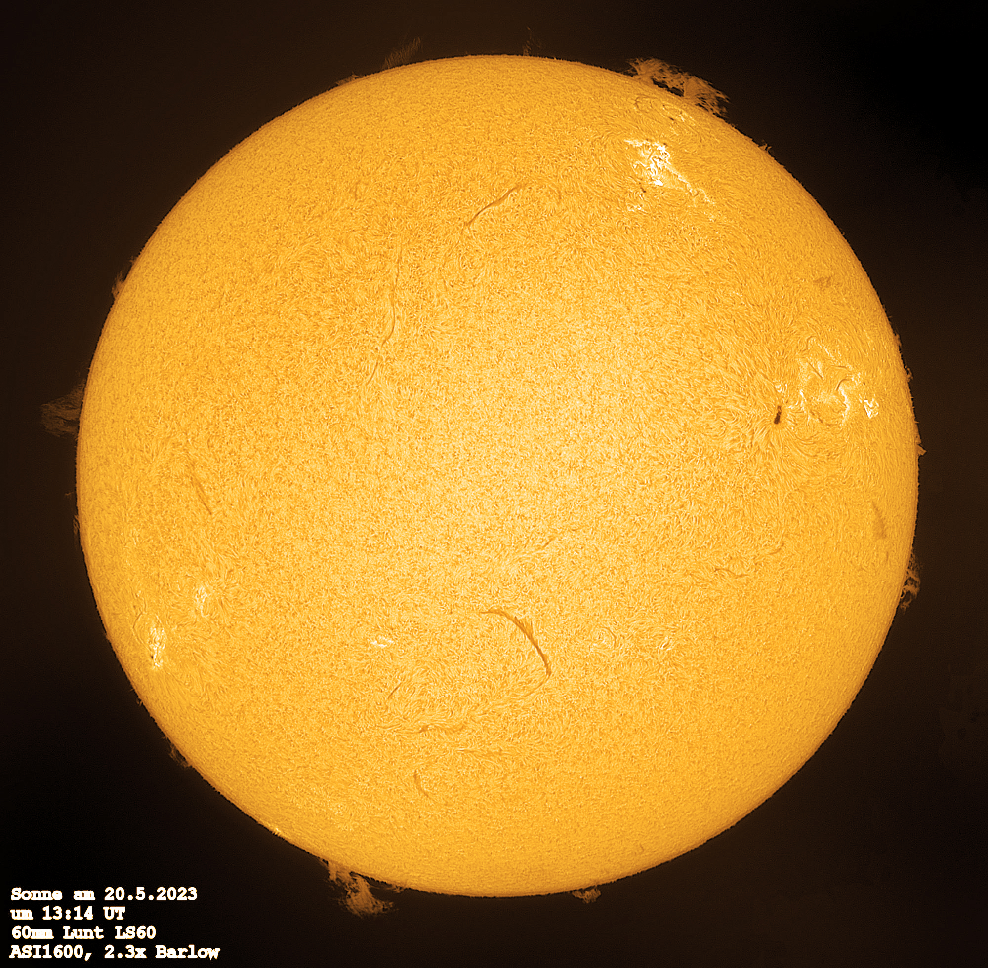 LUNT LS60MT/B1200R&P Allround ED Teleskop für Sonne + Sternenhimmel